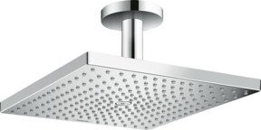 Hansgrohe Raindance E 300 EcoSmart Regendusche, quadratisch, Deckenanschluss, Chrom, Durchmesser: 30,0 cm - Bild 1