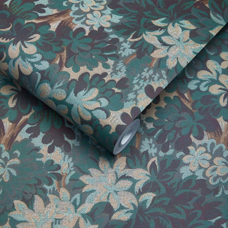 House of Hackney Tapete Silva in Cerulean mit floralem Naturdesign - Bild 4