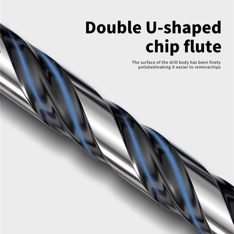 5-teiliges DTBD Multifunktionales Metall-Bohrset aus Legierung in Silber für Keramik und Beton - Bild 6