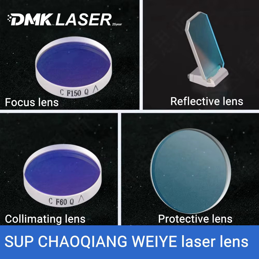 DMK Laserschweißkopf Zubehör Set mit Schutzfenster D18T2, Kollimationsleinen D16T5F60, Focus D20T4.5F150, F800 und Reflektor-Dichtungsring für SUP21T - Bild 2