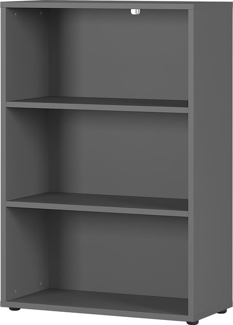 Aktenregal-Universal FRANKFURT von KADIMA DESIGN in Graphit mit 80 cm Breite und 3 Ordnerhöhen - Bild 1