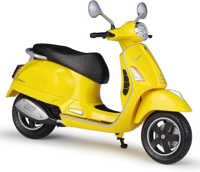 WELLY Vespa GTS Super 2020, Motorradmodell, 1:12, gelb - Bild 1