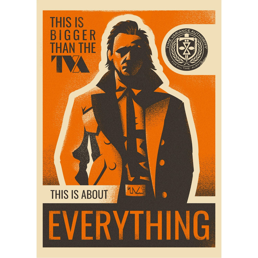 Komar Wandbild Marvel Loki This is About Everything, Farbe: Orange, B x H: 50 x 70 cm - Bild 2