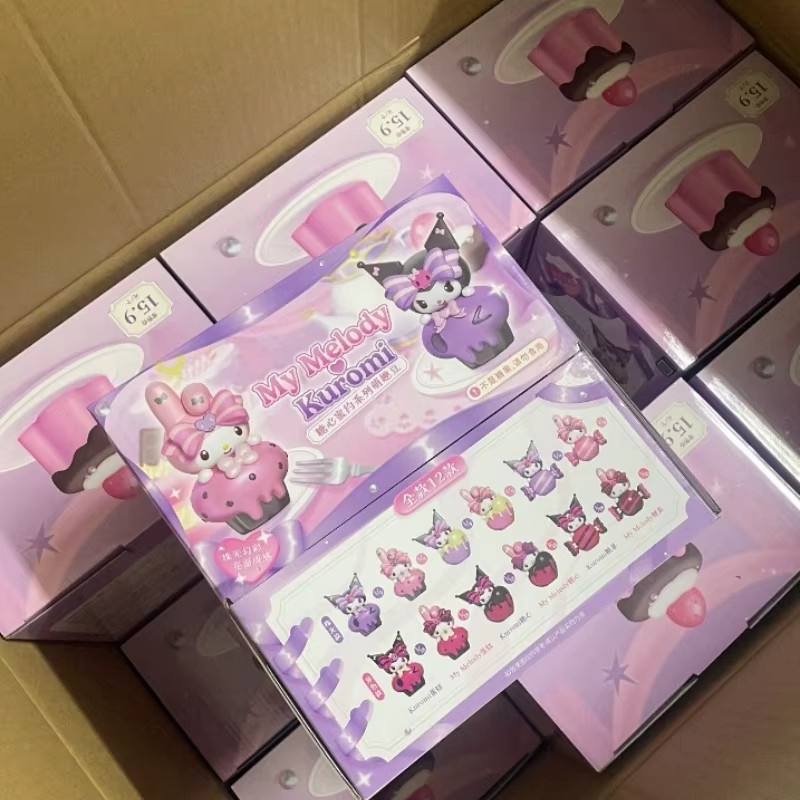 Sanrio My Melody Kuromi Sugar Heart Honey Series, Mini Actionfigur, Kuromi Modellspielzeug - Bild 2