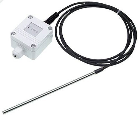 B + B Thermo-Technik Pendelfühler 0551 1231 in Weiß, Temperaturbereich -40 bis +125°C - Bild 1