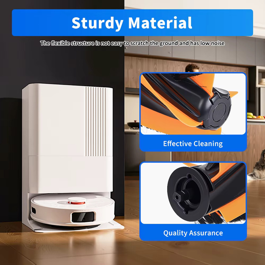 WINDNINJA Ersatz-Bodenreinigungsbürsten für JONR P20 PRO, T5 Pro und Midea V12 Pro Saugroboter Zubehör - Bild 4