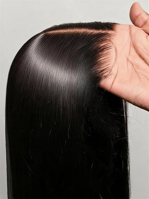 HJ WEAVE BEAUTY Glueless Perücke, 100% Echthaar, glatt, Damen - Bild 1