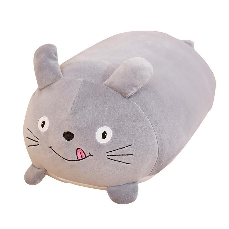 Got Now Plüschtier Graue Katze als weiches Cartoon-Tier-Körperkissen, Höhe: 30 cm - Bild 1