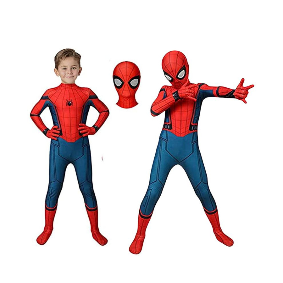 VRAUX Spider-Man Cosplay Kostüm Superheld Zentai Jumpsuit - Bild 2