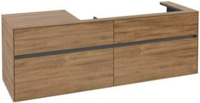 V&B Waschtischunterschrank Collaro in Kansas Oak, WT rechts, B/T/H: 160 x 54,8 x 50 cm - Bild 1