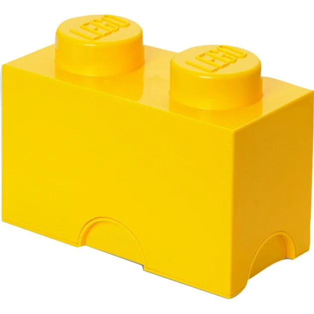 LEGO Storage Brick 2 Aufbewahrungsbox gelb - Bild 1