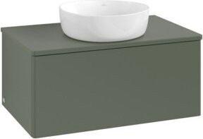 V&B Waschtischunterschrank Antao mit Beleuchtung, Farbe: Grau, B/T/H: 80 x 36 x 50 cm - Bild 1