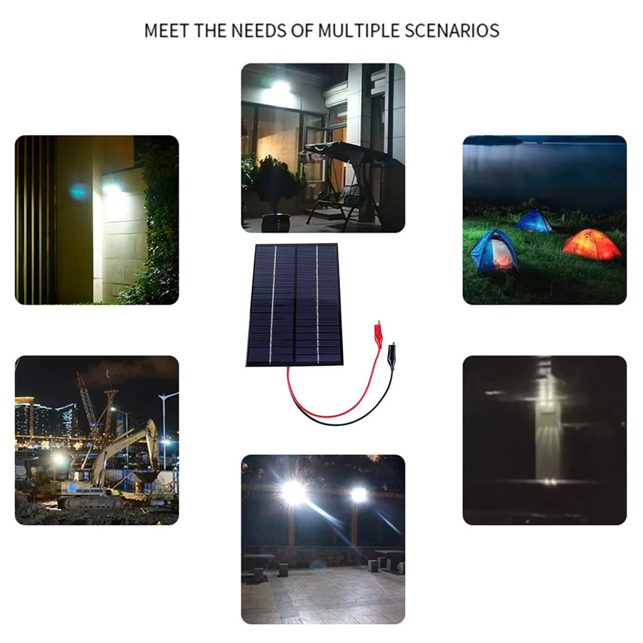 Tragbares 8W 18V Solarpanel mit Clip als wasserdichtes Mini-Solarpanel-Modul für die 12-18V Batterieladung - Bild 5