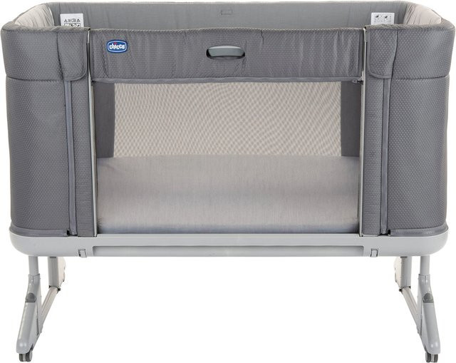 Chicco Beistellbett Next2Me Forever in Grau mit Drop-Side für Babys - Bild 1