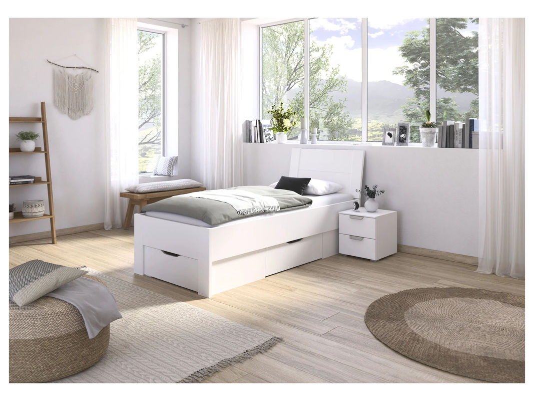 Rauch Aditio Bett mit Unterbau und Schubladen in Weiß, Breite: 96 cm, Höhe: 100 cm - Bild 2