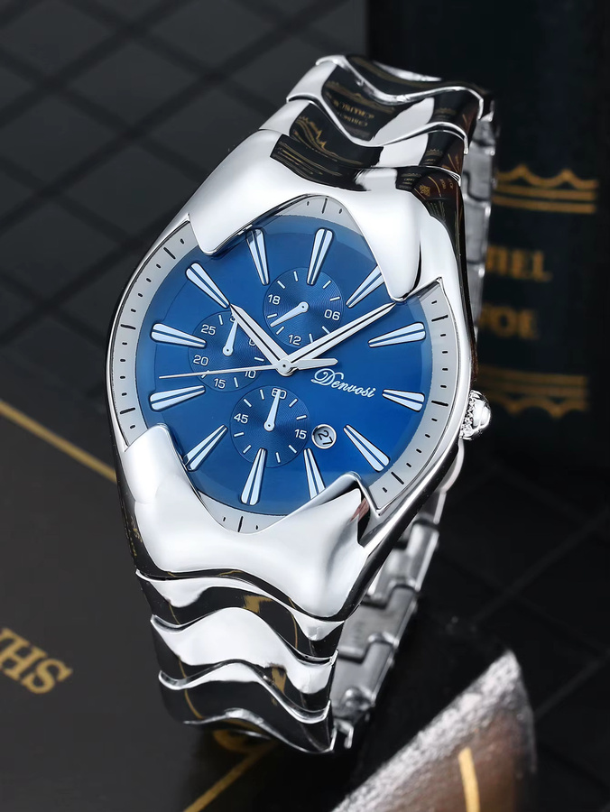 STARPERISH Armbanduhr Quarz, Edelstahl, Silber, Herren - Bild 5
