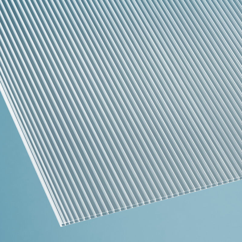 Scobalit Doppelstegplatte aus Polycarbonat, 4,5 mm, transparent - Bild 1