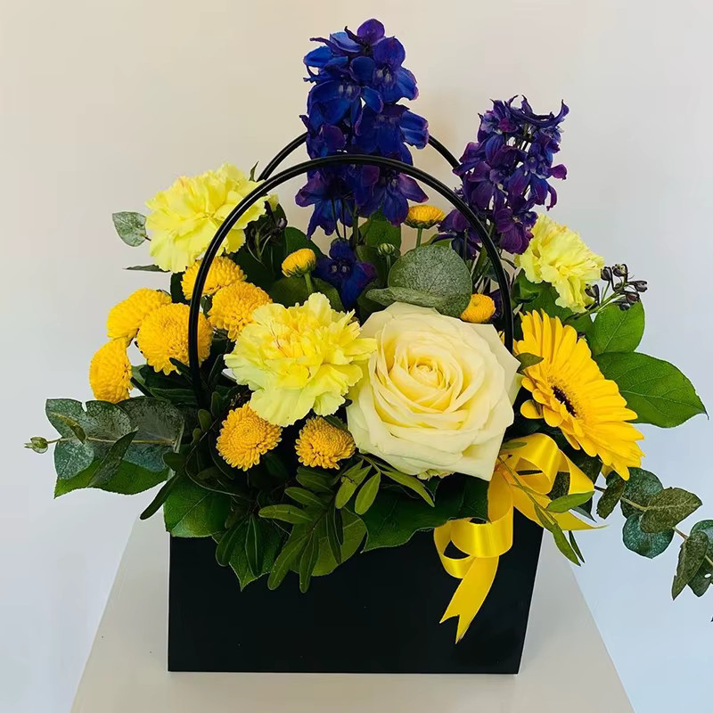 Tragbare Blumenbox aus Kraftpapier von joy-enlife in Braun für Hochzeiten, Partys und Geburtstagsfeiern - Bild 4