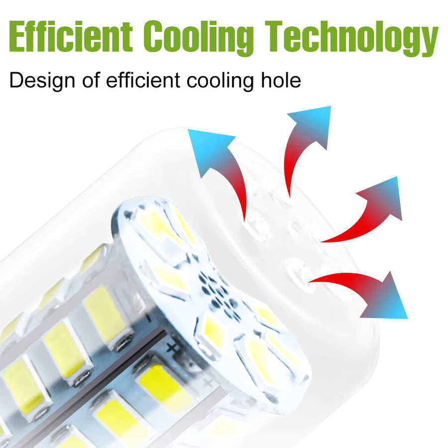 CanLing LED Mais Birne Leuchtmittel Warmweiß für E27/E26/E14/GU10/B22/G9 Fassungen zur Innenbeleuchtung von Deckenlampen und Kronleuchtern - Bild 2
