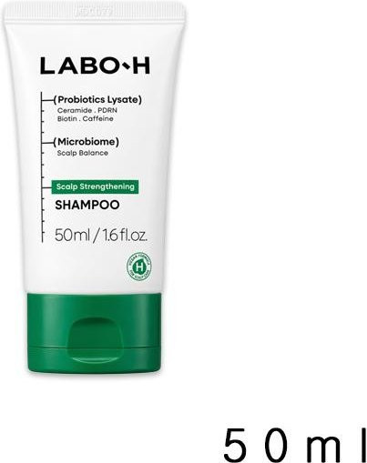 LABO-H Kopfhautstärkendes Shampoo, 50 ml, mit Koffein, Menthol, Ceramid NP - Bild 1