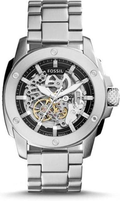 Fossil Armbanduhr Quarz, Edelstahl, Weiß, Herren - Bild 1