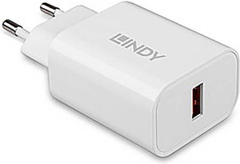 Lindy USB Typ A Ladegerät 18W in Weiß - Bild 1
