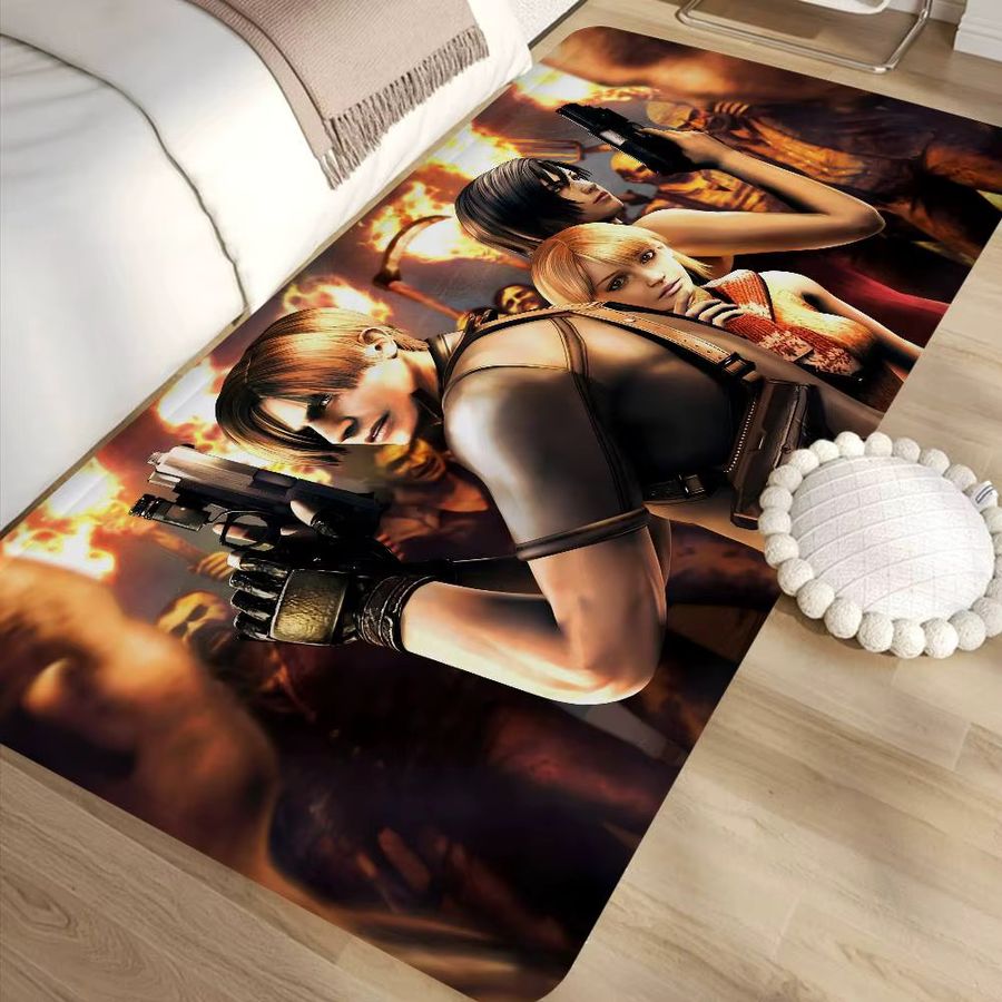 Resident Evil Bodenteppich im nordischen Stil von Potdemiel für Wohnzimmer, Schlafzimmer und Badezimmer - Bild 5
