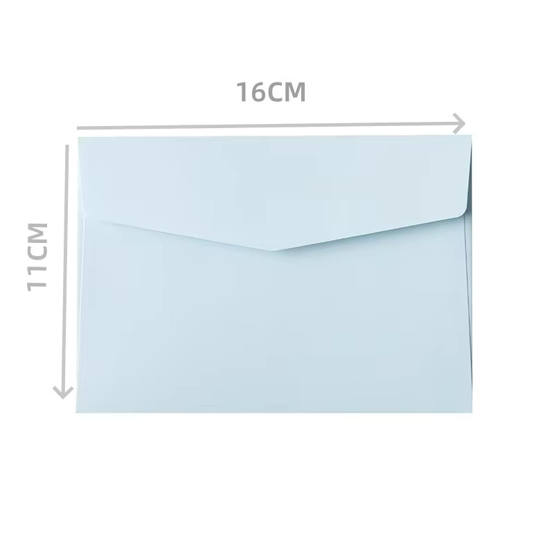 32 Stück Jeju Farbpapier Umschläge in Pastell Morandi Farben, 130g Blanko-Umschläge für Grußkarten und Einladungen, Weiß - Bild 2