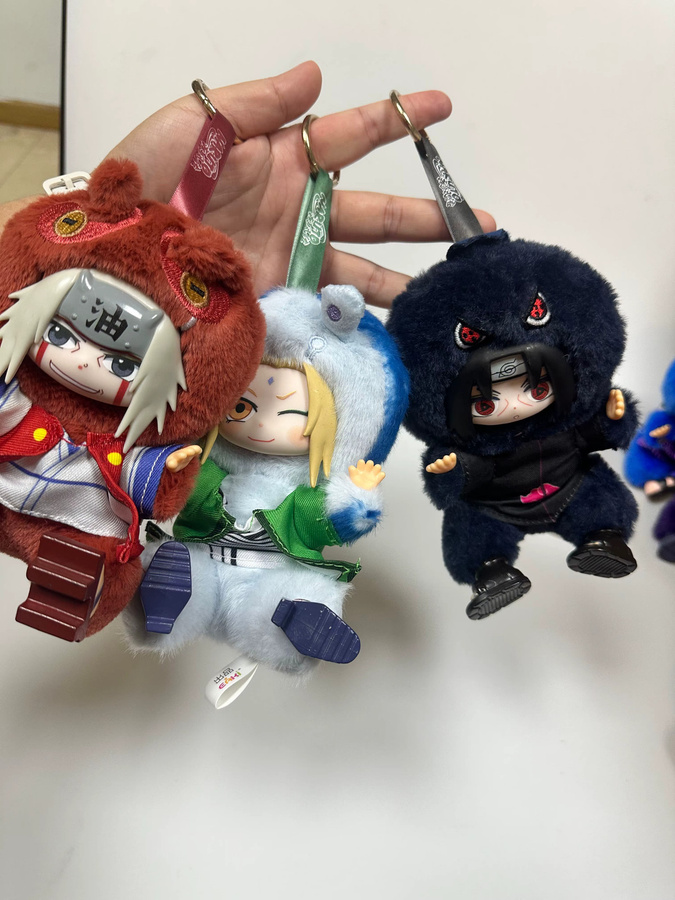 Bandai Naruto Sit-in Party Konohagakure San'in Jiraiya Orochimaru Tsunade, Plüsch-Blindbox-Spielzeuge - Bild 2