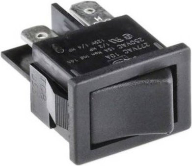 Bulgin Wippschalter H8550VBAAA in Schwarz - Bild 1