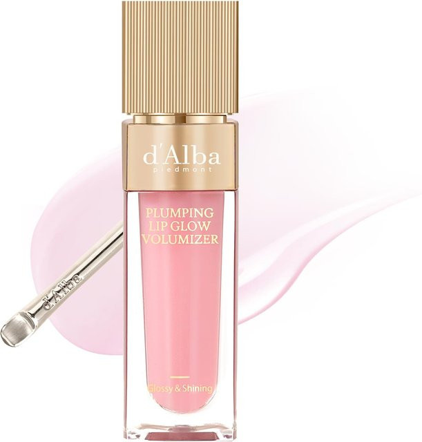 d'Alba Lip Glow Mood Volumizer Lipgloss, Blasses Rosa, Glänzend - Bild 1
