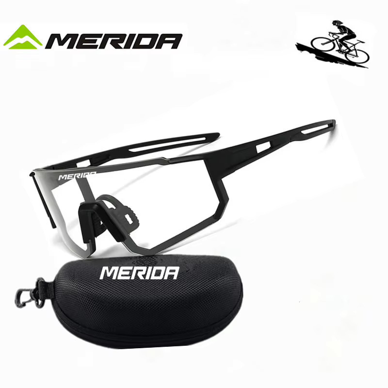 Merida Sonnenbrille, Unisex, Vollrand, Wrap, transparent, Kunststoff - Bild 1