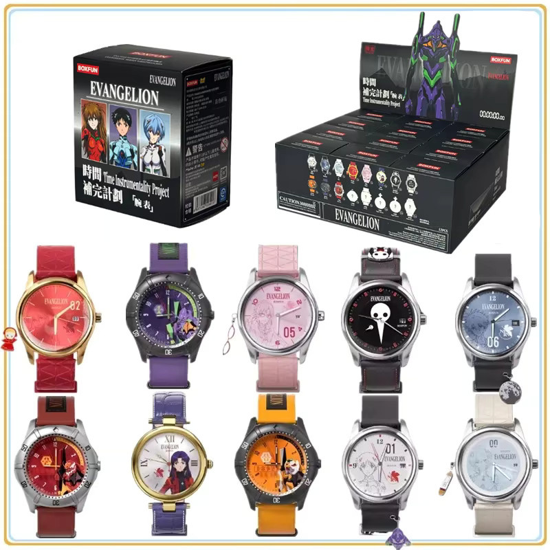 BANDAI Neon Genesis Evangelion Time Completion Plan Serie Uhr, Blind Box, Anime-Charakter-Modell Spielzeug - Bild 2