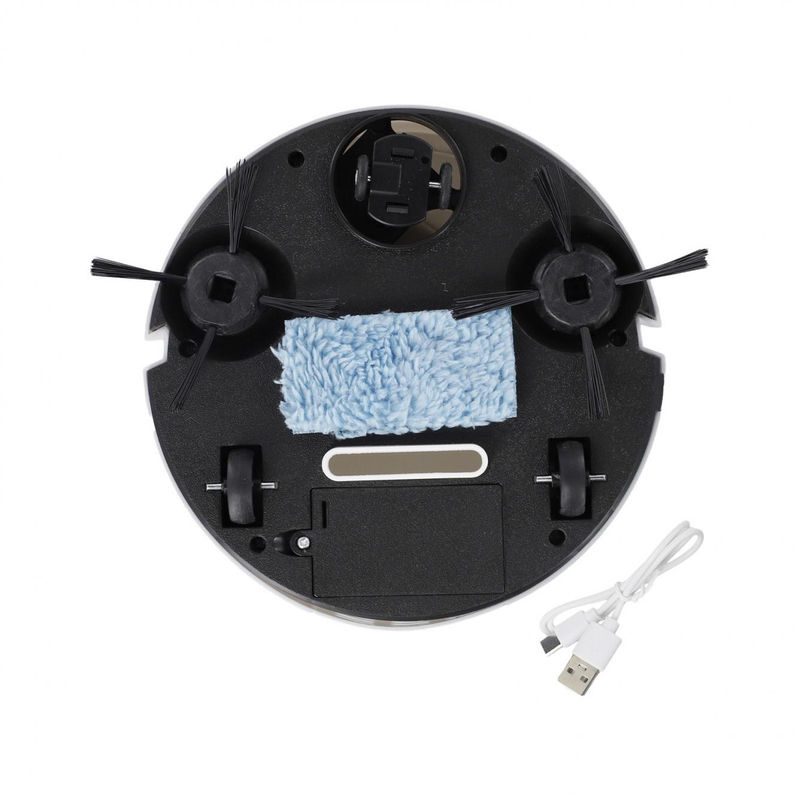 Lily Home Saug- und Wischroboter in Schwarz mit automatischer Aufladung, Ladestation und Kantenreinigung für Tierhaare - Bild 3