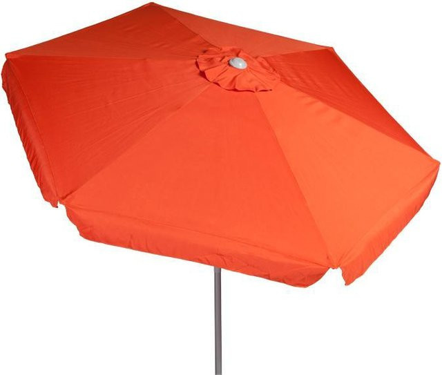 Merxx Sonnenschirm aus Polyester in Terracotta mit Ø 270 cm und UPF 50+ - Bild 1