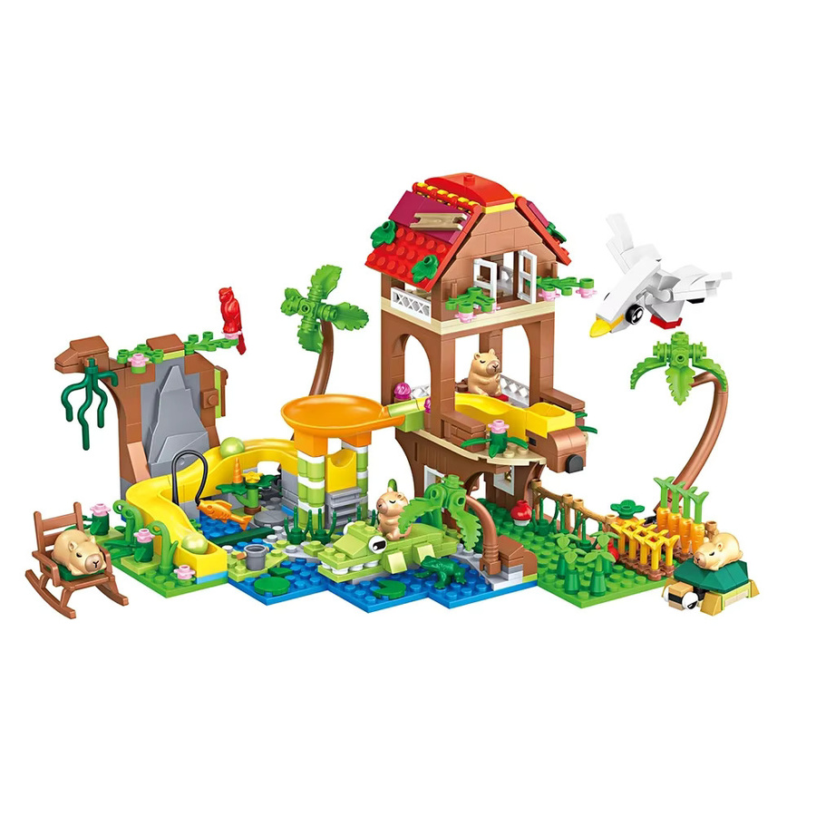 ZKZC Stadt-Wasserpark-Club Bausteine, Kreatives Modell, Bunt / Mehrfarbig - Bild 3