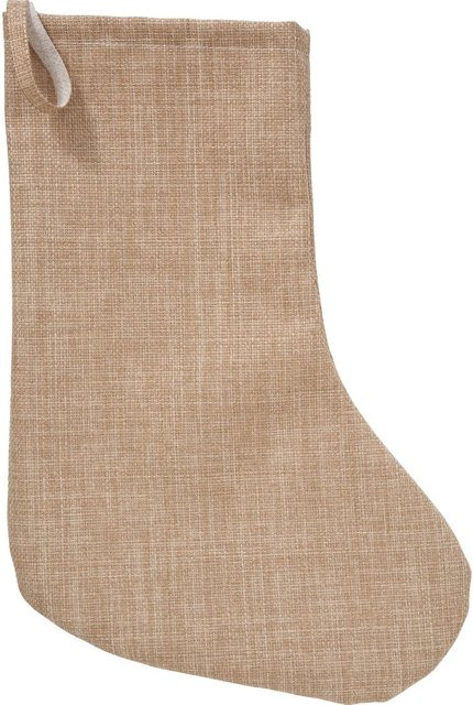 VBS Socke zum Befüllen aus Jute in Beige für Advent und Weihnachten - Bild 1