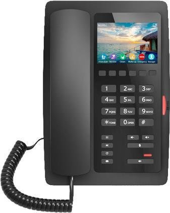 Fanvil H5W IP-Telefon Schwarz mit 3,5 Zoll Display und WLAN - Bild 1