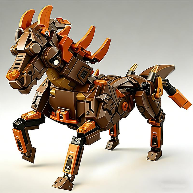 Linyi toy 2-in-1 Mecha mechanische Maschine Bausteine Set - Bild 2