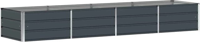 vidaXL Pflanzkübel aus Stahl in Anthrazit, B/T/H: 320 x 80 x 45 cm - Bild 1
