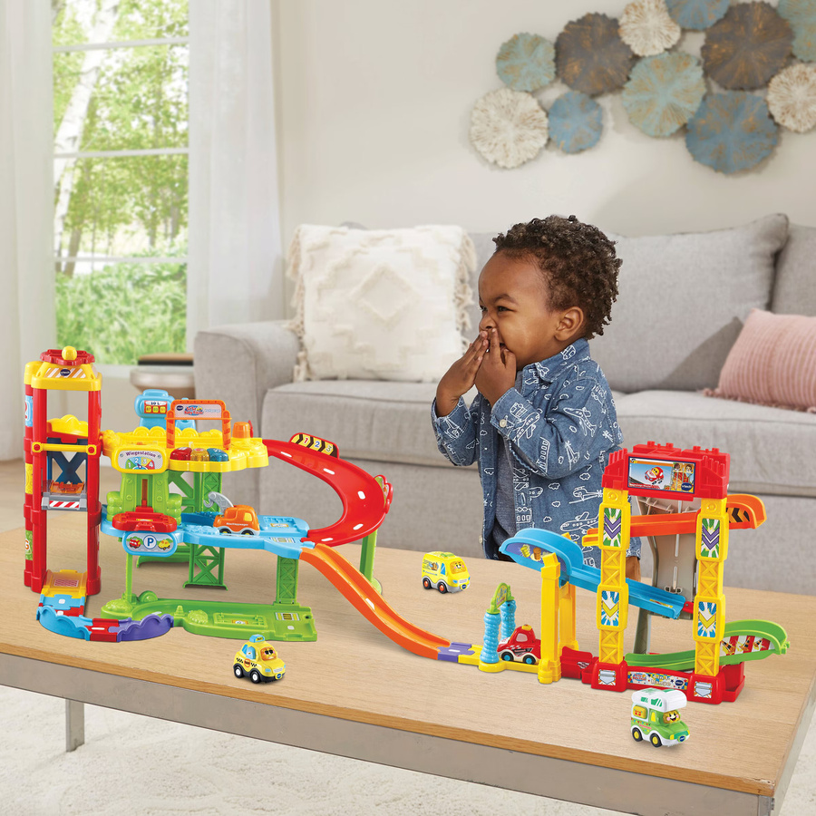 VTech Tut Tut Baby Flitzer 4-in-1-Rampe mit Sound und Musik, Mehrfarbig - Bild 2