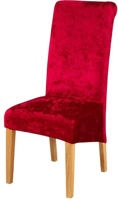S-EMIGA Stuhlhussen aus glänzendem Samt in Gold mit hoher Rückenlehne, XL Stretch-Hüllen für Esszimmer und Hochzeitsbankette - Bild 1