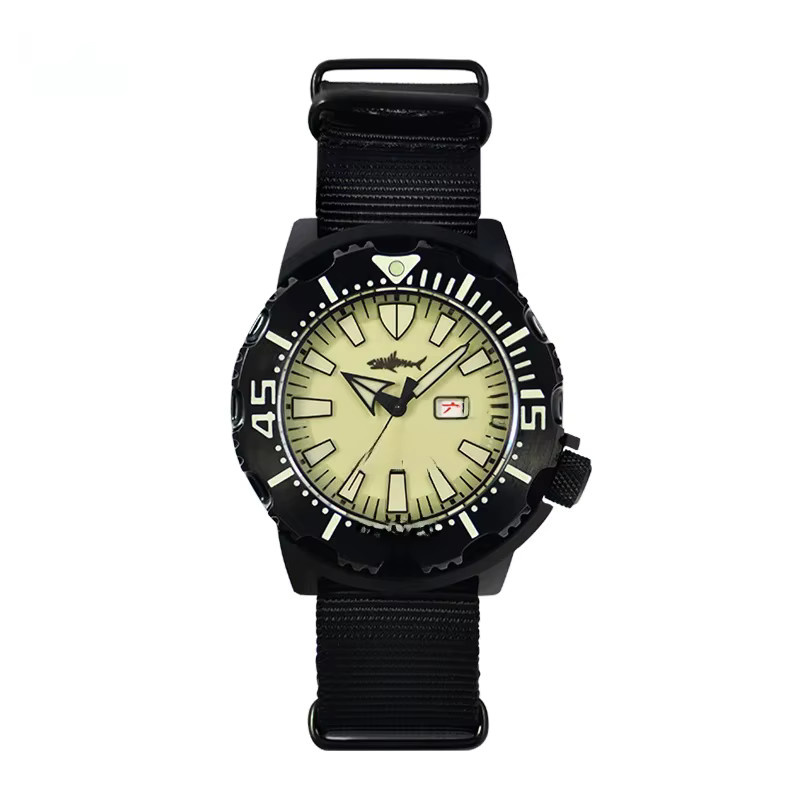 Heimdallr Automatikuhr, Edelstahl, Schwarz, Grün, 42 mm, Herren - Bild 5
