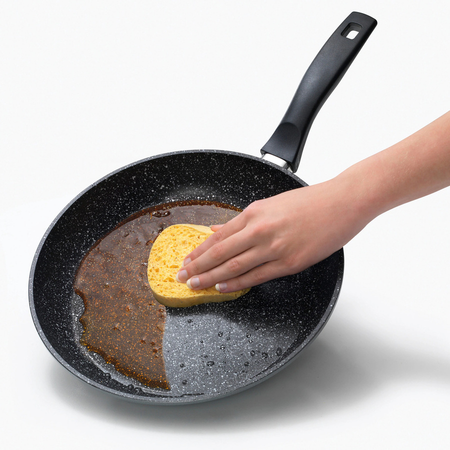 STONELINE Bratpfanne mit Glasdeckel, Durchmesser: 24 cm, Grau - Bild 2