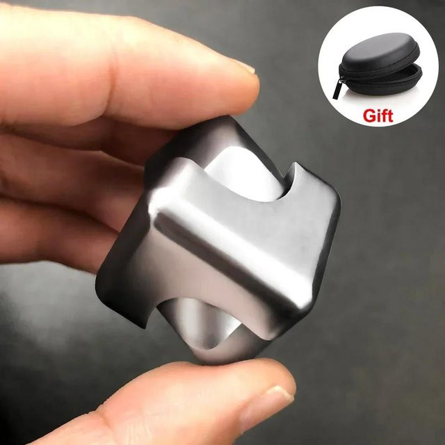 Binchi Legierung Würfel Spinner Fingerspitzen Gyroskop Fidget Spielzeug - Bild 1