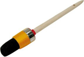 FRIESS-TECHNO-PROFI Ringpinsel langer Vorband Größe 6 mit schwarzer Chinaborste in Schwarz-Gelb - Bild 1