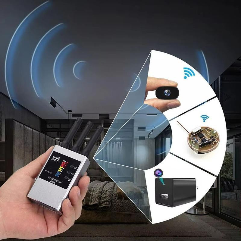 LS VISION Anti-Spy Kamera Finder und GPS Tracker zur Erkennung versteckter Objektive in Schwarz - Bild 7