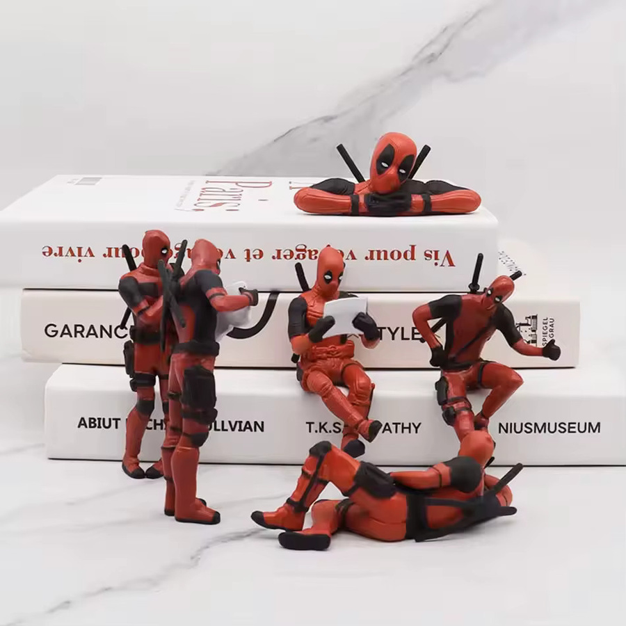 Bandai Marvel Deadpool & Wolverine, Spielzeugpuppe, 3-6 Stück Set - Bild 2