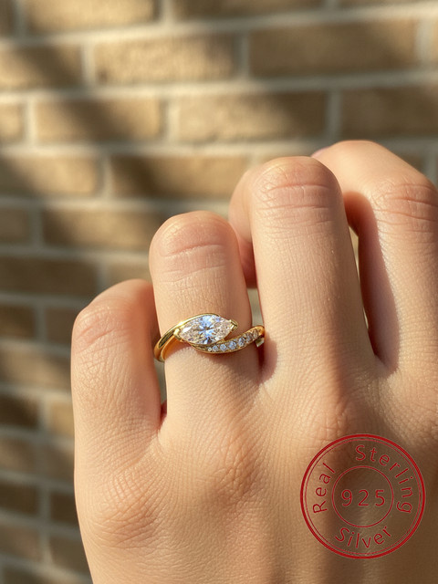 Ring 925 Silber, Zirkonia, Damen - Bild 1