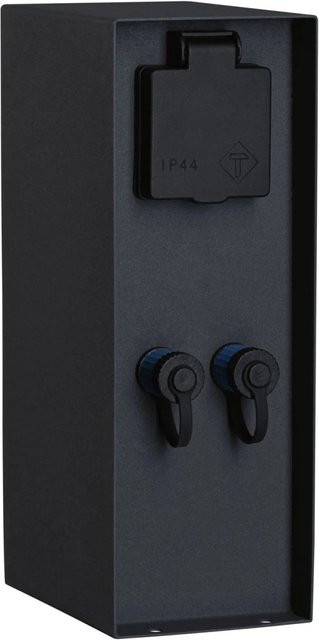 Paulmann Plug & Shine Rio Steckdosensäule IP44 Anthrazit Höhe: 230 mm - Bild 1